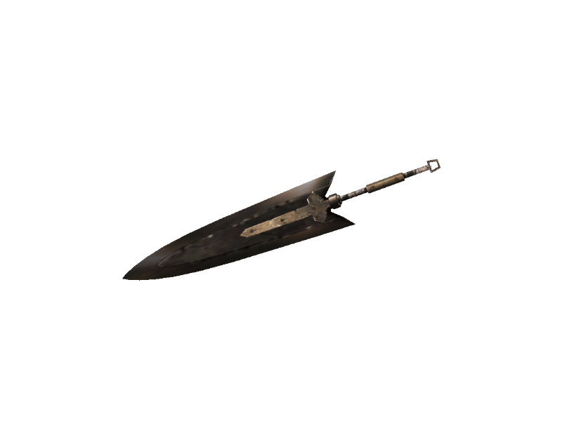 In-game render of Carbalite Sword