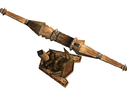 In-game render of Dragonwood Gunlance