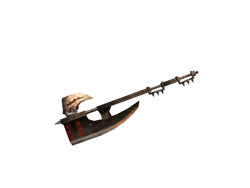 In-game render of Halberd