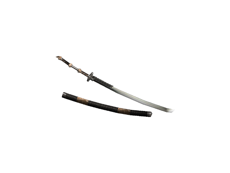 In-game render of Iron Katana