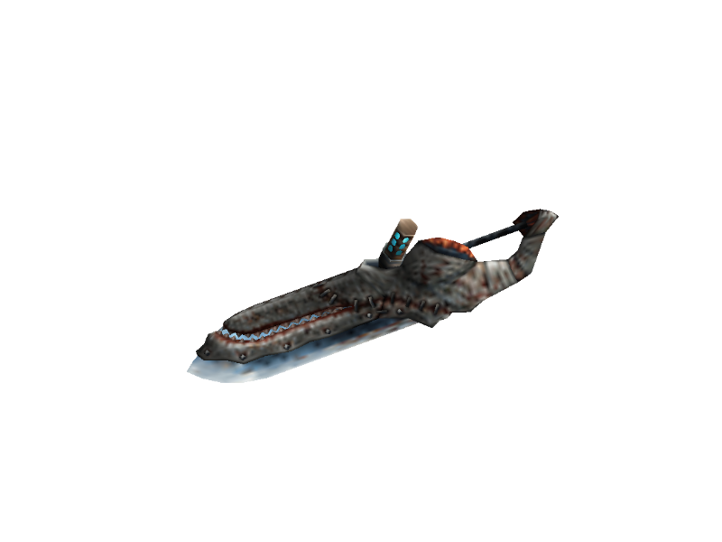 In-game render of Khezu Shock Sword
